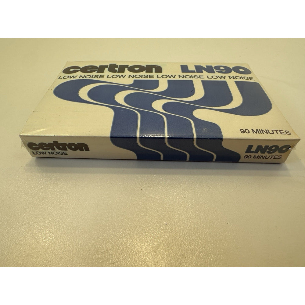 VINTAGE *NEW* Certron LN90 90 Min Blank Sealed Cassette Tapes Set of 2