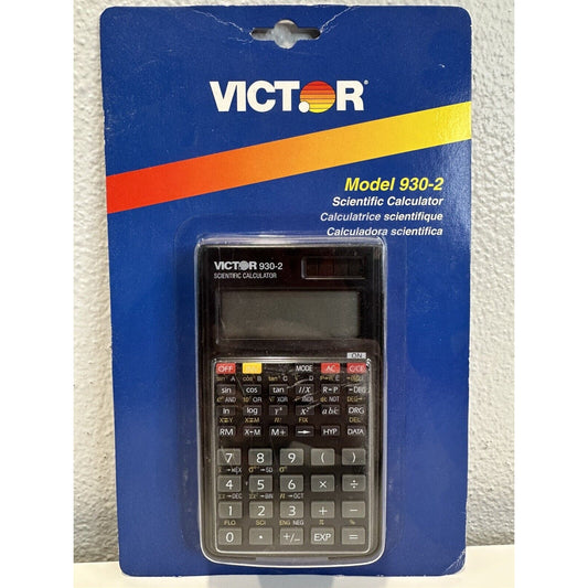 VINTAGE *NEW* 1980's Victor 930-2 Scientific Calculator LCD