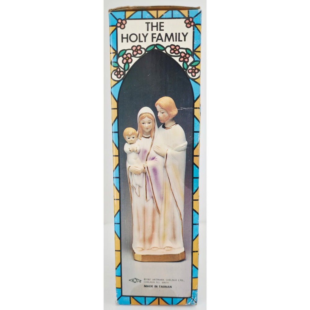 VINTAGE *NEW* 1987 Holy Family 3 Figure Porcelain Statue #8077 by ARTMARK
