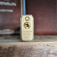 VINTAGE *NEW* 1960's Gold w Jewel Penguin Freid Butane Lighter