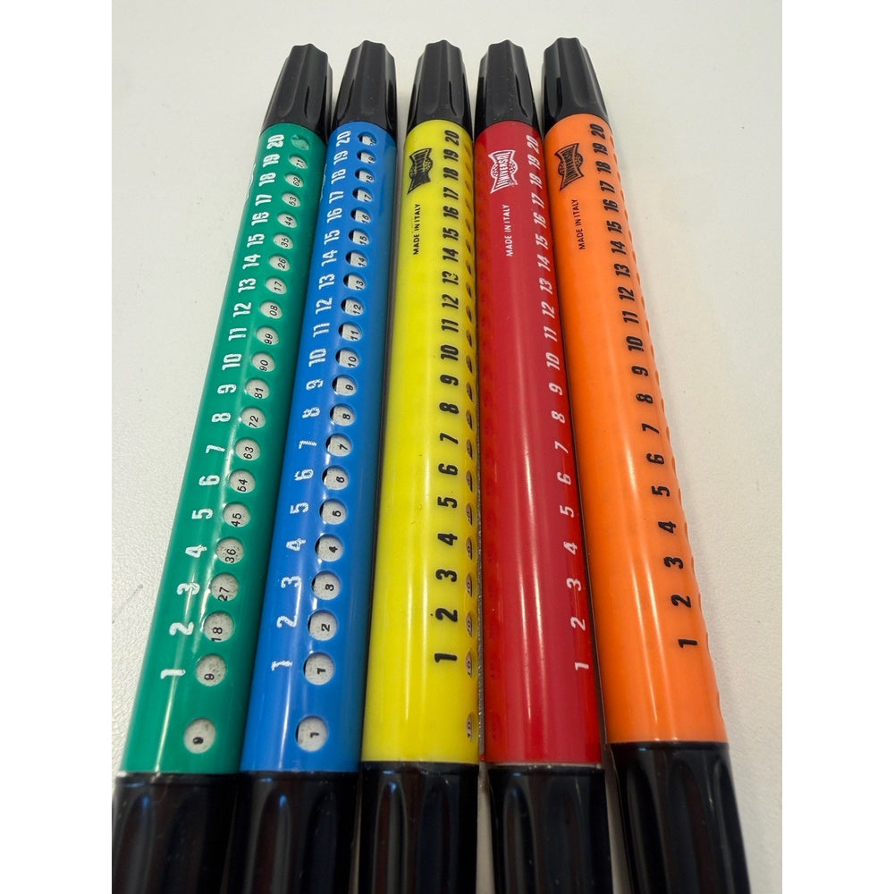 VINTAGE *NEW* 1960's Universal Manual Calculation Pen Set of 5