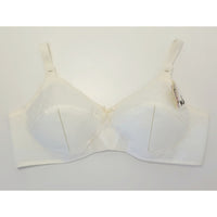 VINTAGE *NEW* 1960's Splendor Form Women's Bullet Bra White w/Center Flower 40B