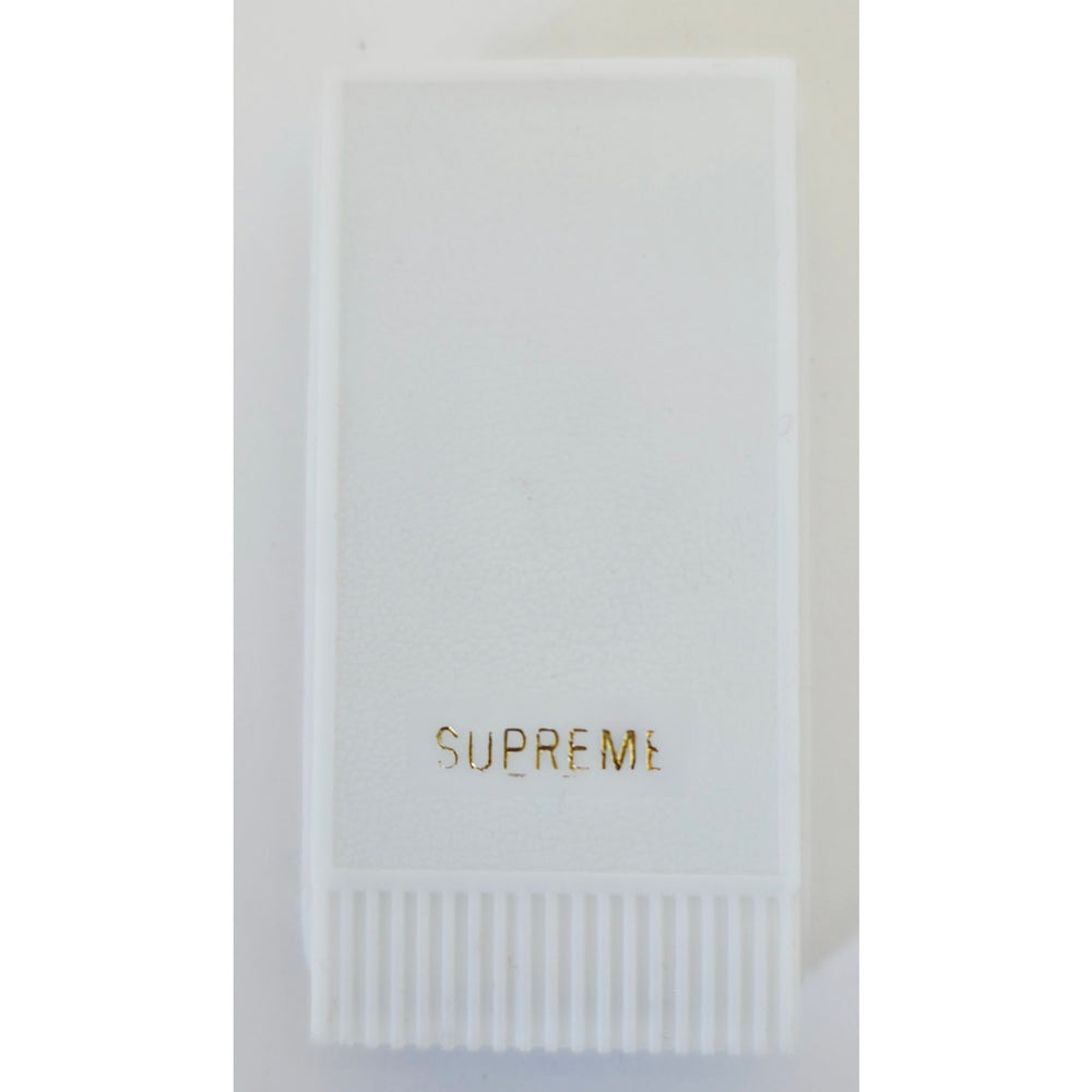 VINTAGE *NEW* 1960's Thin Silver Textured Lighter in Original Box by Supreme USA