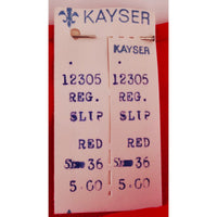VINTAGE *NEW* 1960's Kayser Women's Red Slip 100% Nylon TRICOT Size 36 Medium