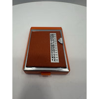 Vintage *NEW* 1960's Mini INDEX A-Z Flip Open Telephone Address Rolodex Orange