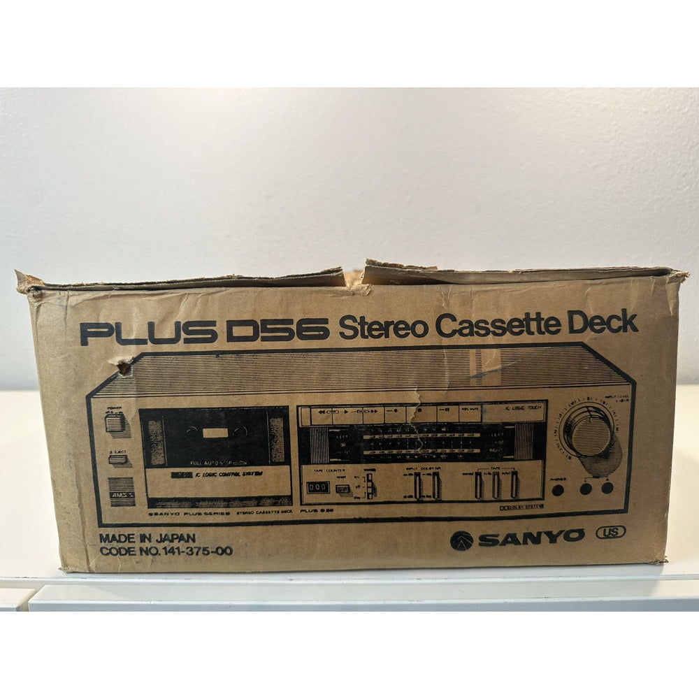VINTAGE *NEW* Sanyo Plus D56 Stereo Cassette Deck led