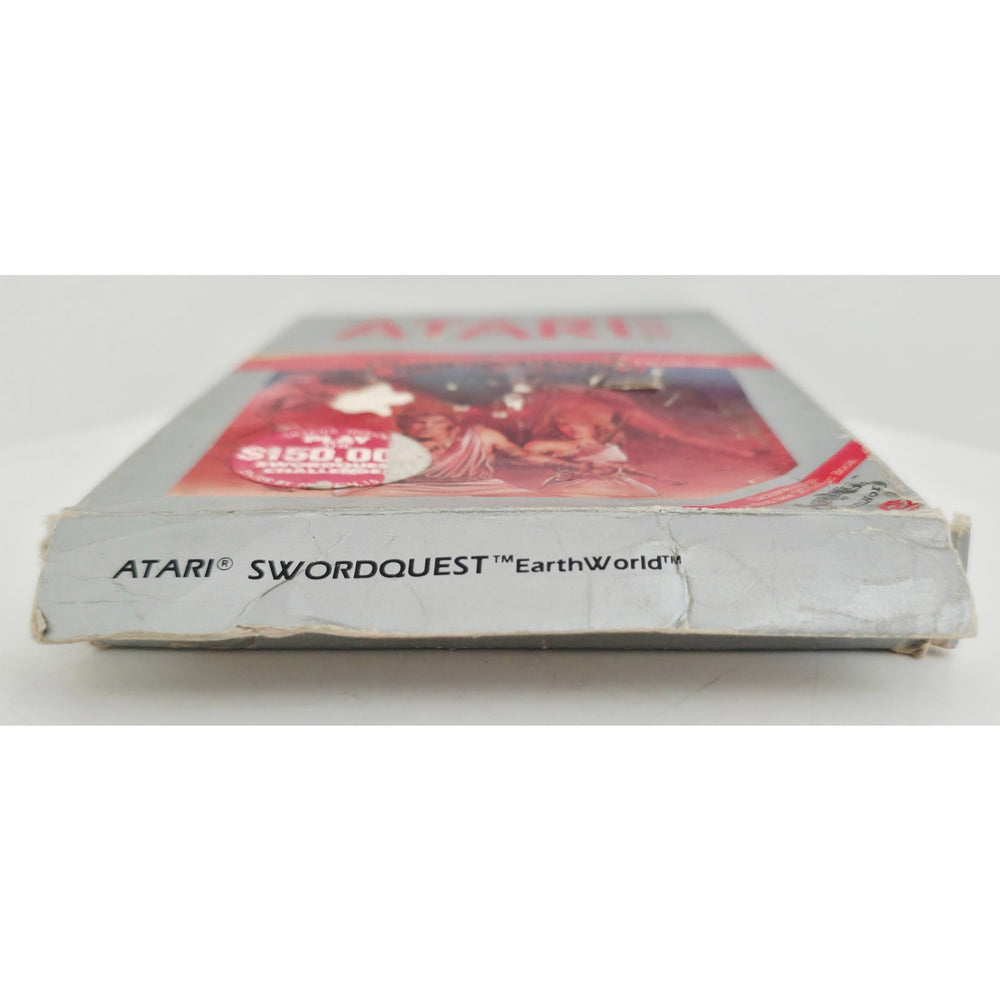 Atari 2600 1982 Swordquest Earthworld Game NOS Open Box Unsold Dealer Stock
