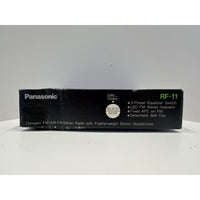 VINTAGE *PRISTINE* 1980's Panasonic RF-11 Portable AM/FM Radio Walkman