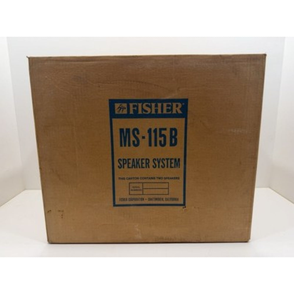 VINTAGE *NEW* 1970's Fisher MS-115 B Floor Speaker Set