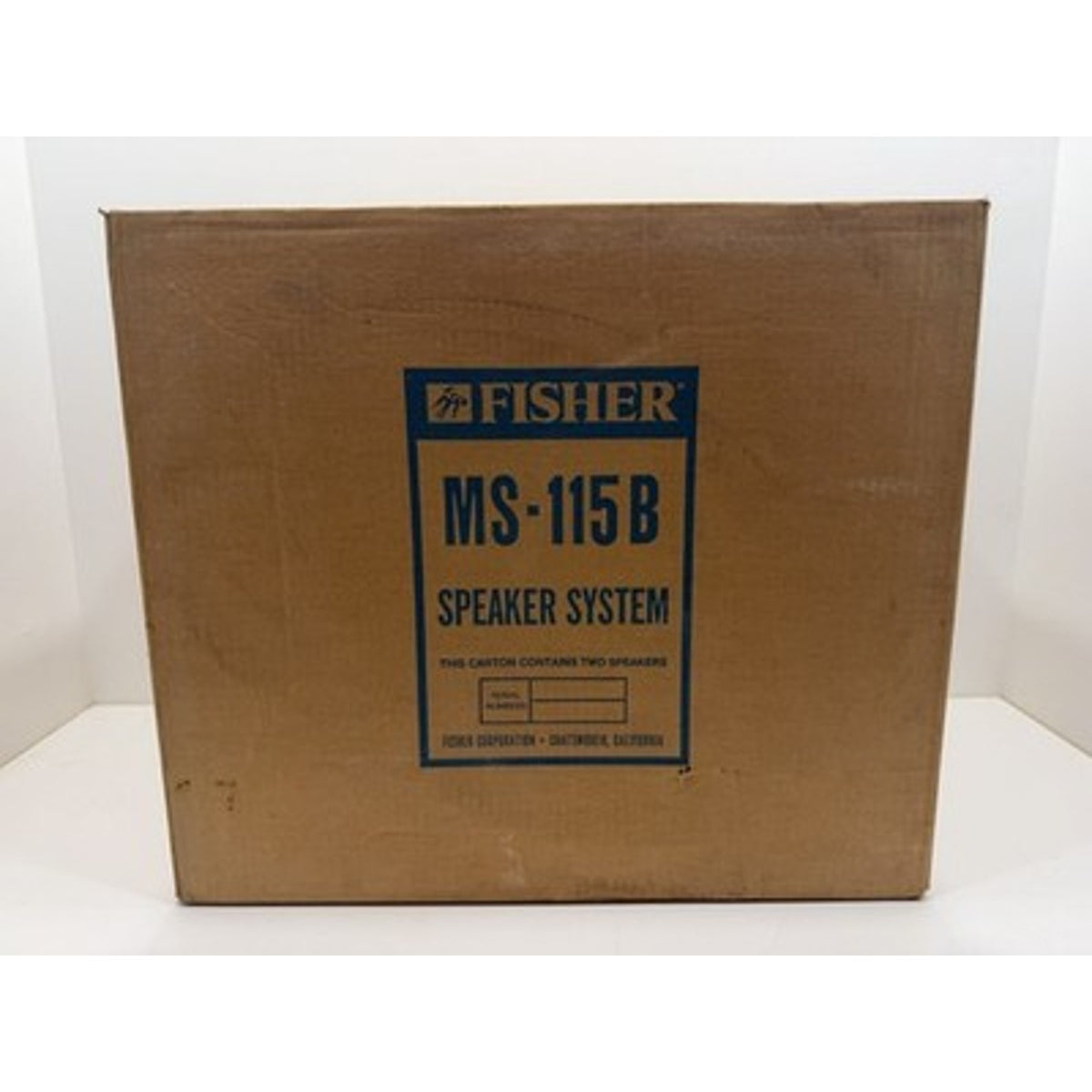 VINTAGE *NEW* 1970's Fisher MS-115 B Floor Speaker Set