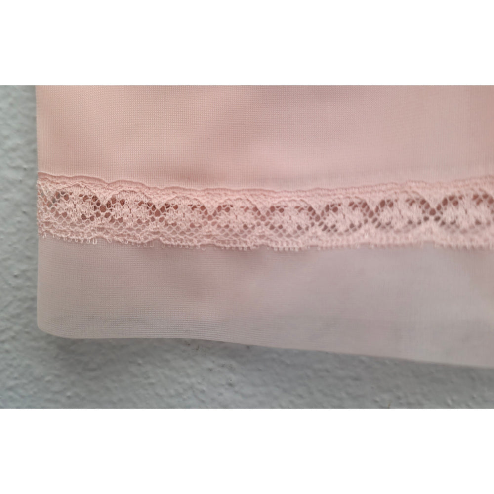 VINTAGE *NEW* 1960's Kayser Women's Light Pink with Lace Slip Dress Size XS