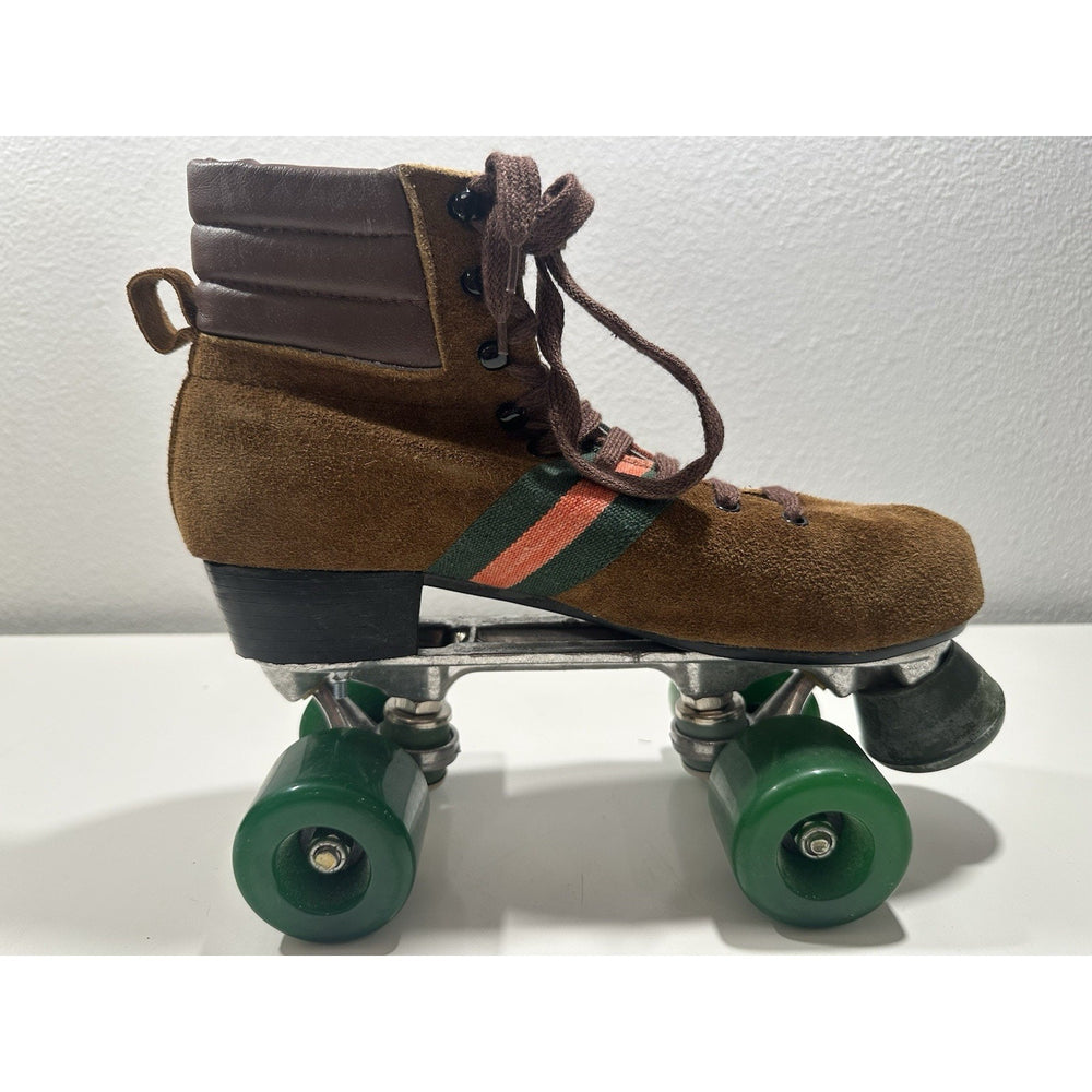 VINTAGE *NEW* 1970's's Hot Shot Suede Demi-Boot Roller Skates-MN'S 8/WMN 10