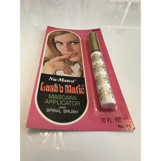 VINTAGE *NEW* Nu-Masca Lash 'O Matic Mascara Applicator Brown