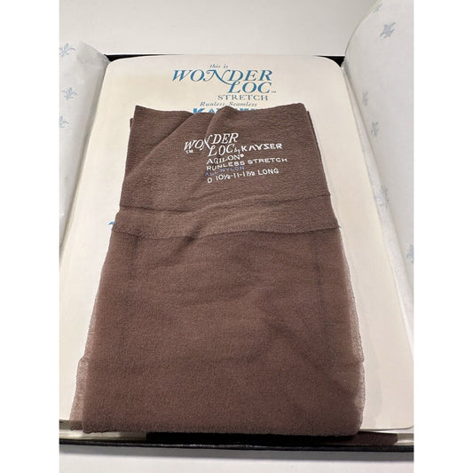VINTAGE *NEW* 1950's Kayser Hosiery-Wonderloc Stretch-Misterie-Seamless-Sz10.5/11L X 3