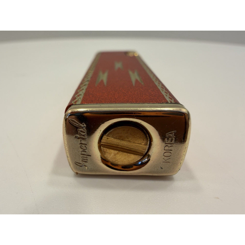 VINTAGE *NEW* 1950's Imperial Red/Gold Super Lighter