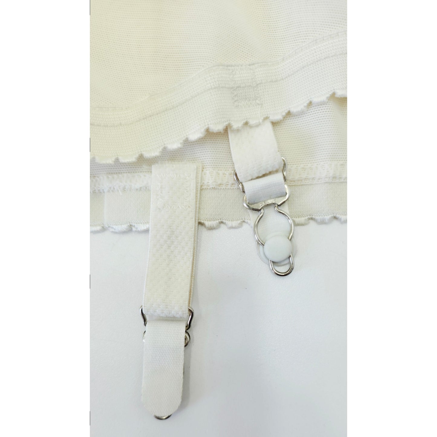 VINTAGE *NEW* 1960's Cupid Women's White Girdle with Garters | Shapewear Size L
