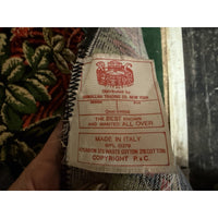 VINTAGE *PRISTINE* 1960's Bird Soirée Italian Velvet Tapestry