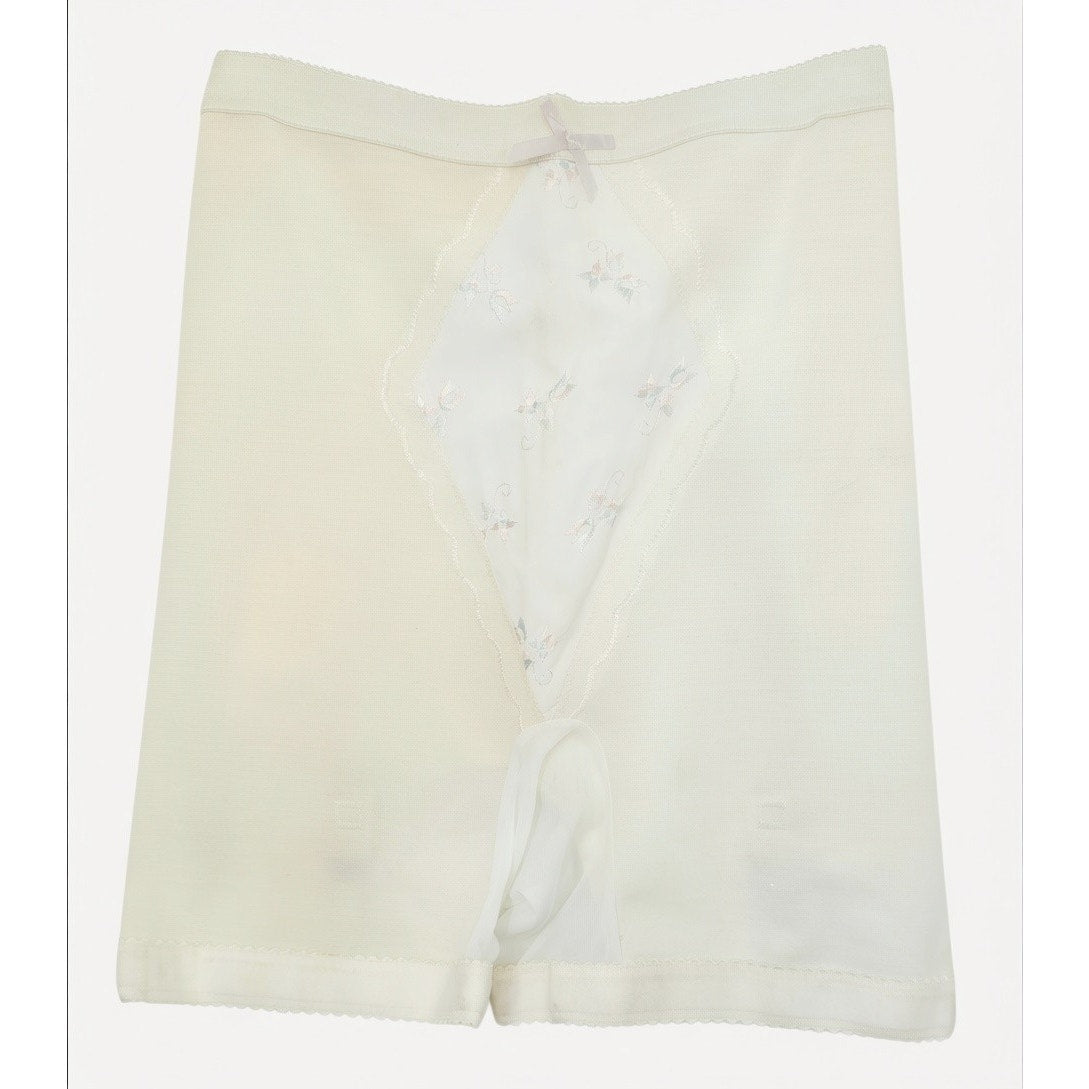 VINTAGE *NEW* 1960's Women's Cream Shapewear Girdle with Garters Size M