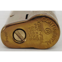 VINTAGE *NEW* 1960's Continental Gold Kwik-Fill Automatic Butane Lighter Japan
