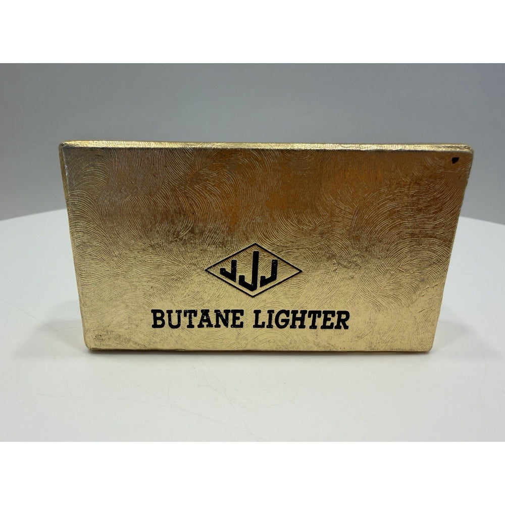 VINTAGE *NEW* 1950's JJJ Butane Wide Brass Super Lighter
