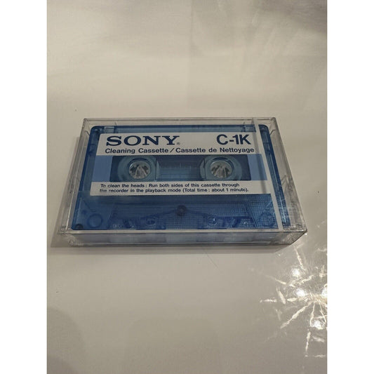 VINTAGE *NEW* 1980's Sony C-1K S Cleaning Cassette Head Cleaner 1.5m