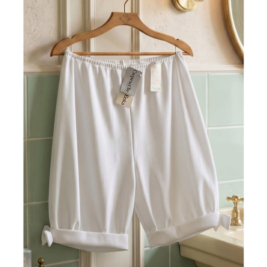 VINTAGE *NEW* 1960's Kayser Women's White w/Bow Bloomers | Panties Size M USA