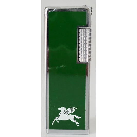 VINTAGE *NEW* 1960's Green Lighter with Pegasus in Original Box by Supreme USA