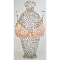 VINTAGE *NEW* 1960's Women's Beige Lace Push-Up Bra Size 38 B