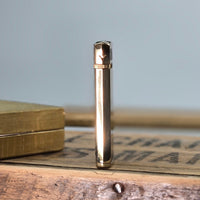 VINTAGE *NEW* 1960's JJJ Gold Butane Lighter Japan