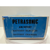 VINTAGE *PRISTINE* 1960's Petrasonic AM Sport Snake Brown Case Radio