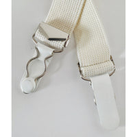 VINTAGE *NEW* 1950's Women's Cream w/Lace Trim Girdle Garter Belt Size S (24)