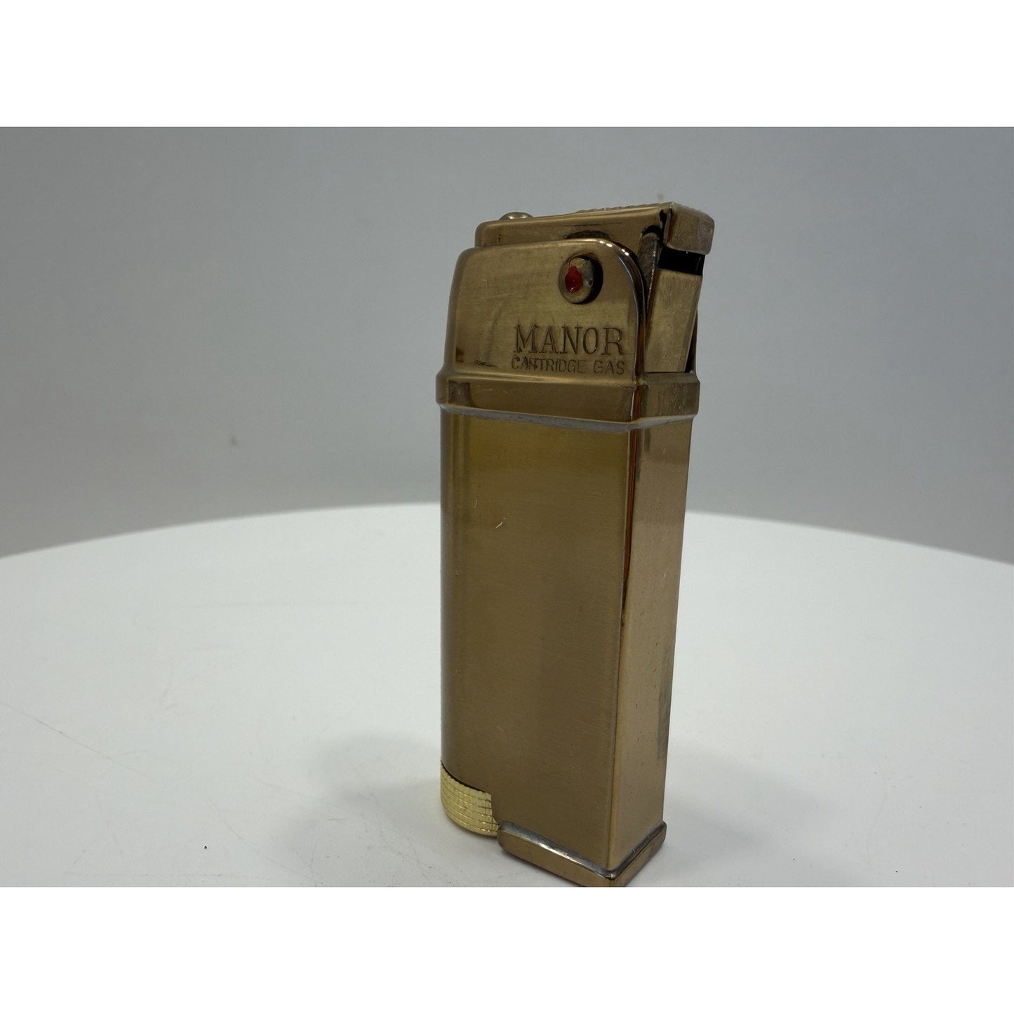 VINTAGE *NEW* 1960's Manor Gold Butane Lighter
