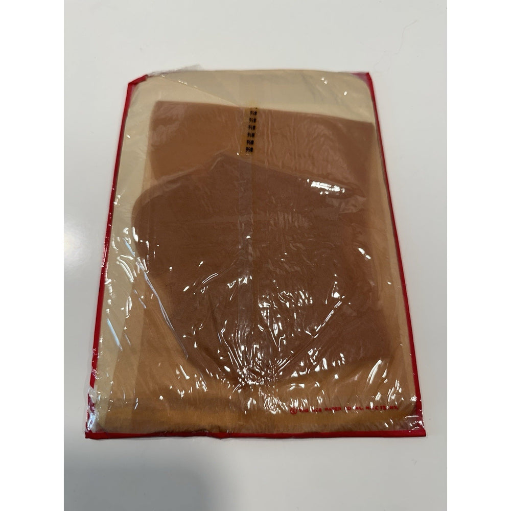 VINTAGE *NEW* 100% Nylon, Flat Knit Hosiery-Lt Beige-4 pair bundle 8.5-10