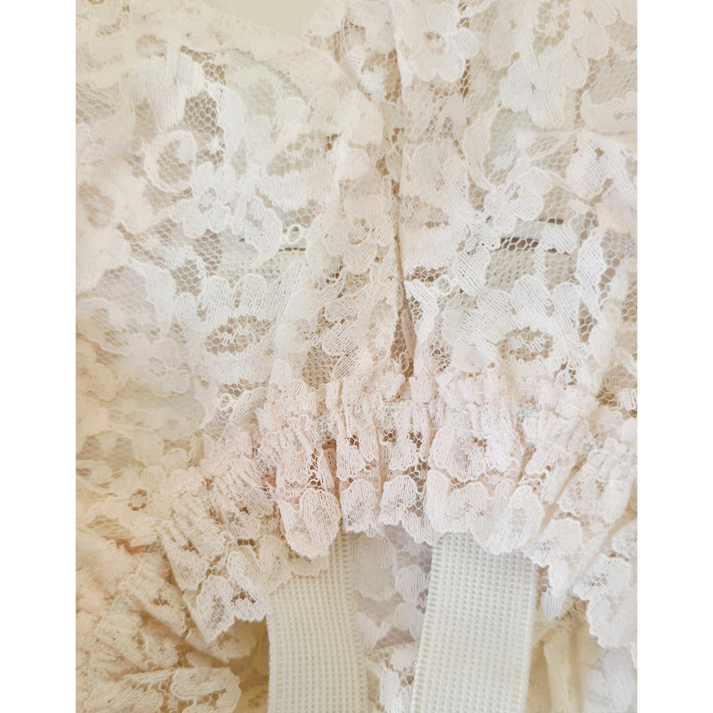 VINTAGE *PRISTINE* 1960's Empire Foundation Women's Lace Girdle Garter Size S