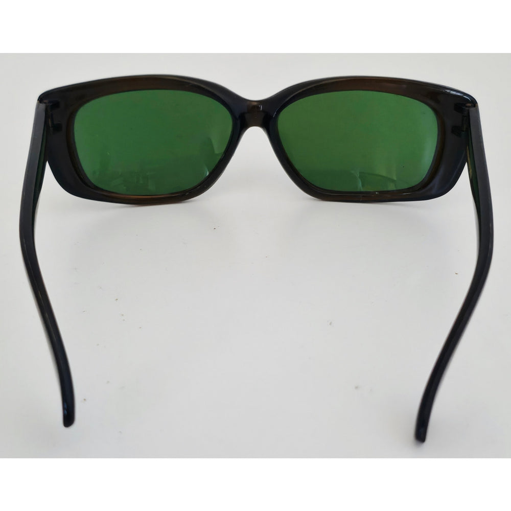 VINTAGE *NEW* 1970's Milsol Unisex Sunglasses Brown Frame Green Lens Italy