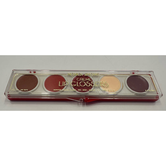 VINTAGE *NEW* 1960'S Monica Simone Creme 5-Color Lip Glossers Pallet USA
