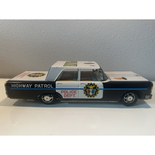 VINTAGE *NEW* 1960's Highway Patrol Police Dept Die-Cast Toy Car