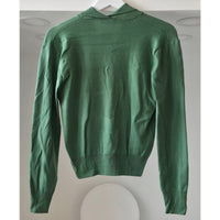 VINTAGE *NEW* 1960's Green Collared Women's Sweater by Ban-Lon 100% Nylon Size 40