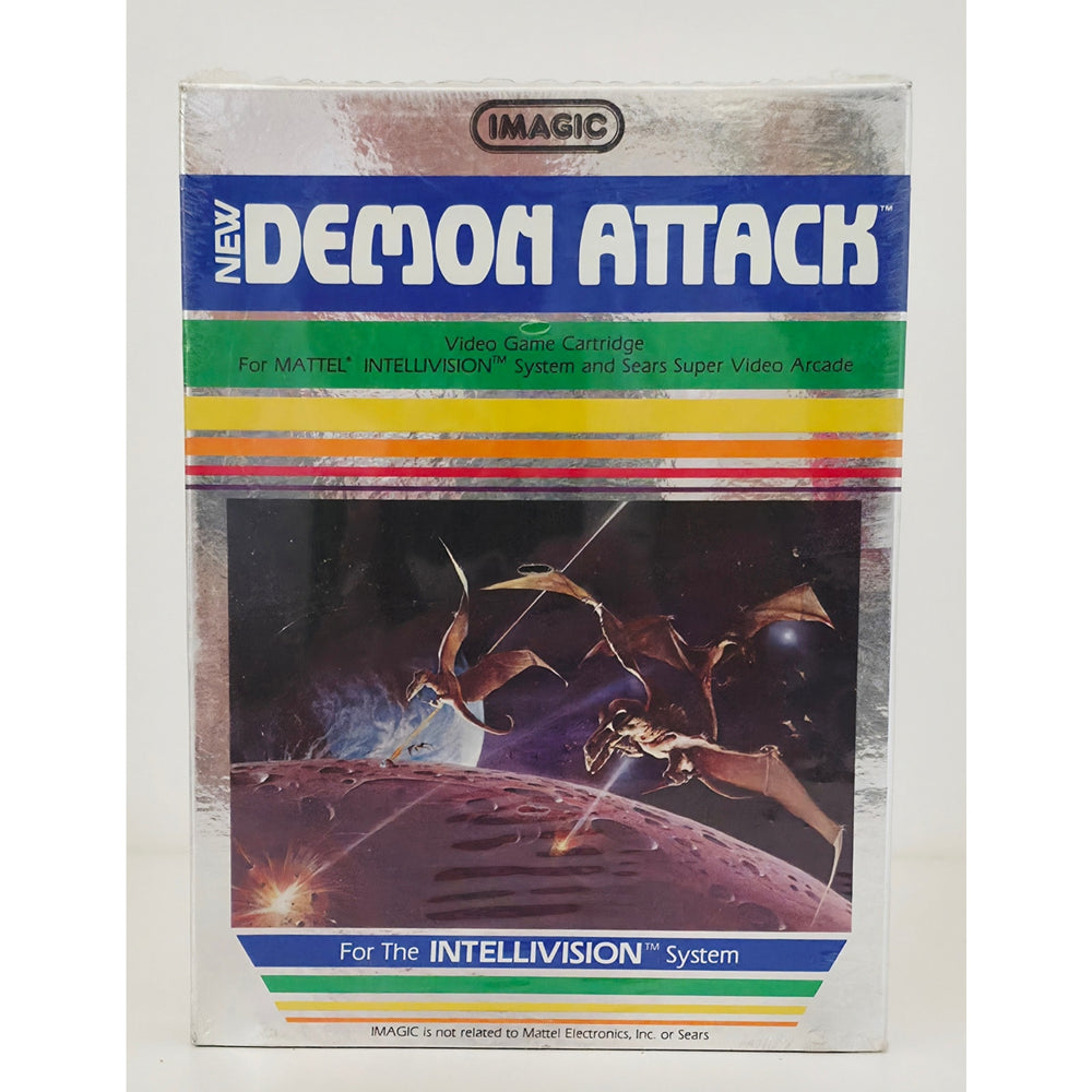 Intellivision 1982 Demon Attack Video Game NOS Shrink Wrapped Unsold Dealer Stock