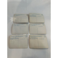 VINTAGE *NEW* Manhattan Publishing 3D Hologram Postcards - Set of 6