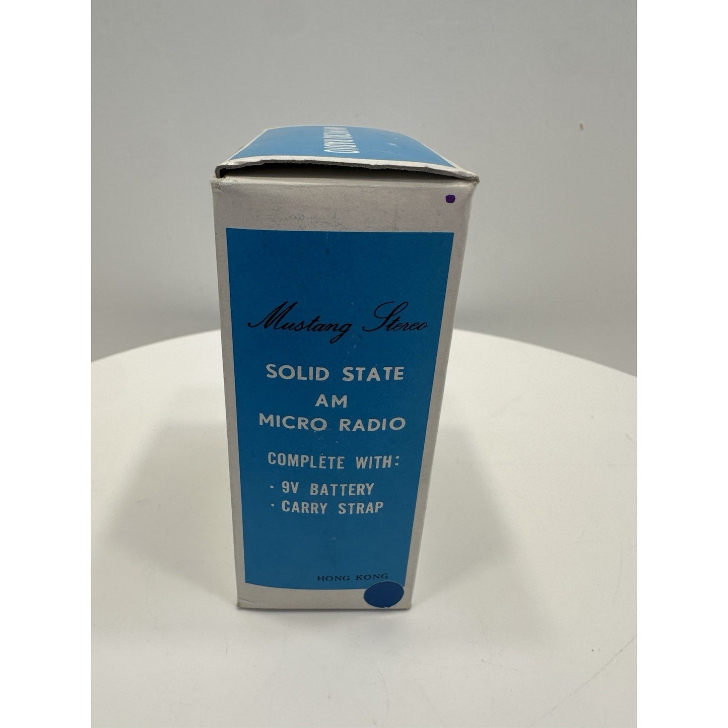 VINTAGE *NEW* 1960's MUSTANG AM Micro Solid State Transistor Radio