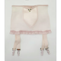 VINTAGE *NEW* 1960's Women's Light Pink Waist Cincher Girdle w/Garters Sz M (26)