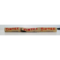 VINTAGE *NEW* 1960's TINTEX All Fabric Dyes 2 Blue 1 Brown Set of 3 1.5oz Each