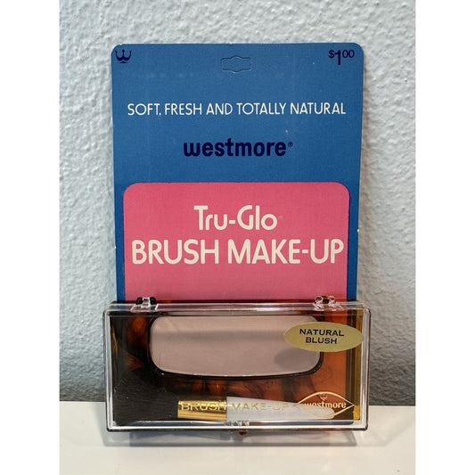 VINTAGE *NEW* 1970's House of Westmore Tru-Glo Brush Make Up