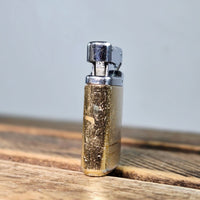 VINTAGE *NEW* 1950's Blaze Gold Textured Butane Lighter