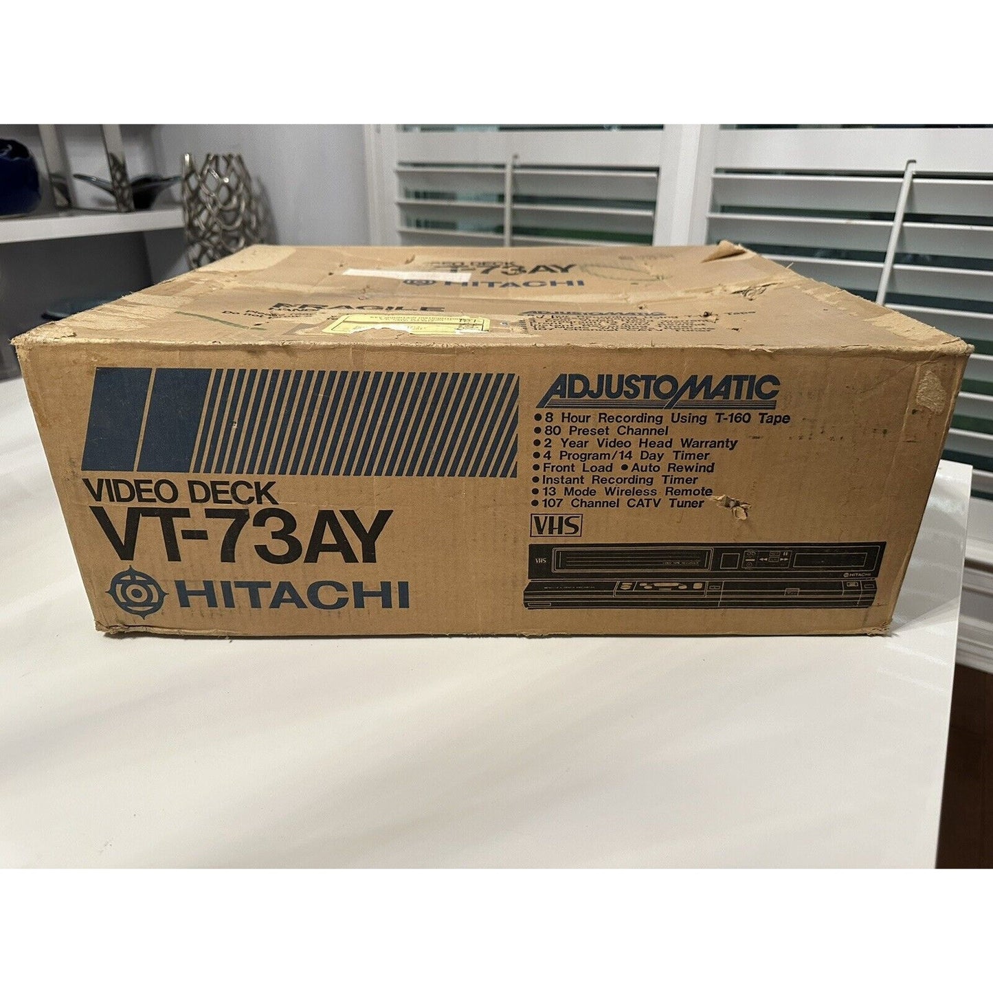 VINTAGE *NEW* 1980's Hitachi VT-73AY Adjustomatic VCR Video Deck