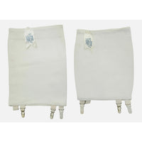VINTAGE *PRISTINE* 1960's Magic Stretch Women's Cream Girdles Size 24-30 Set 2