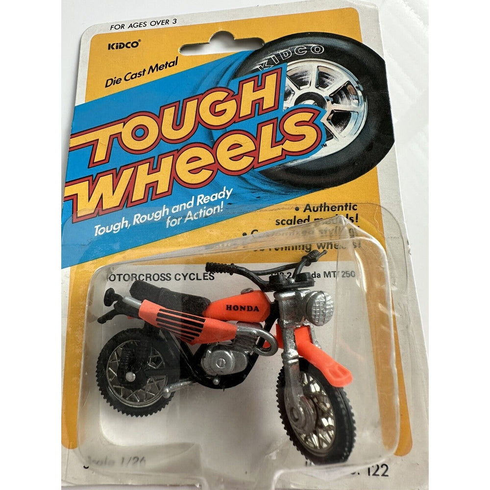 VINTAGE *NEW* 1981 Tough Wheels Motorcross Cycles Metal Scale Die Cast Set of 3