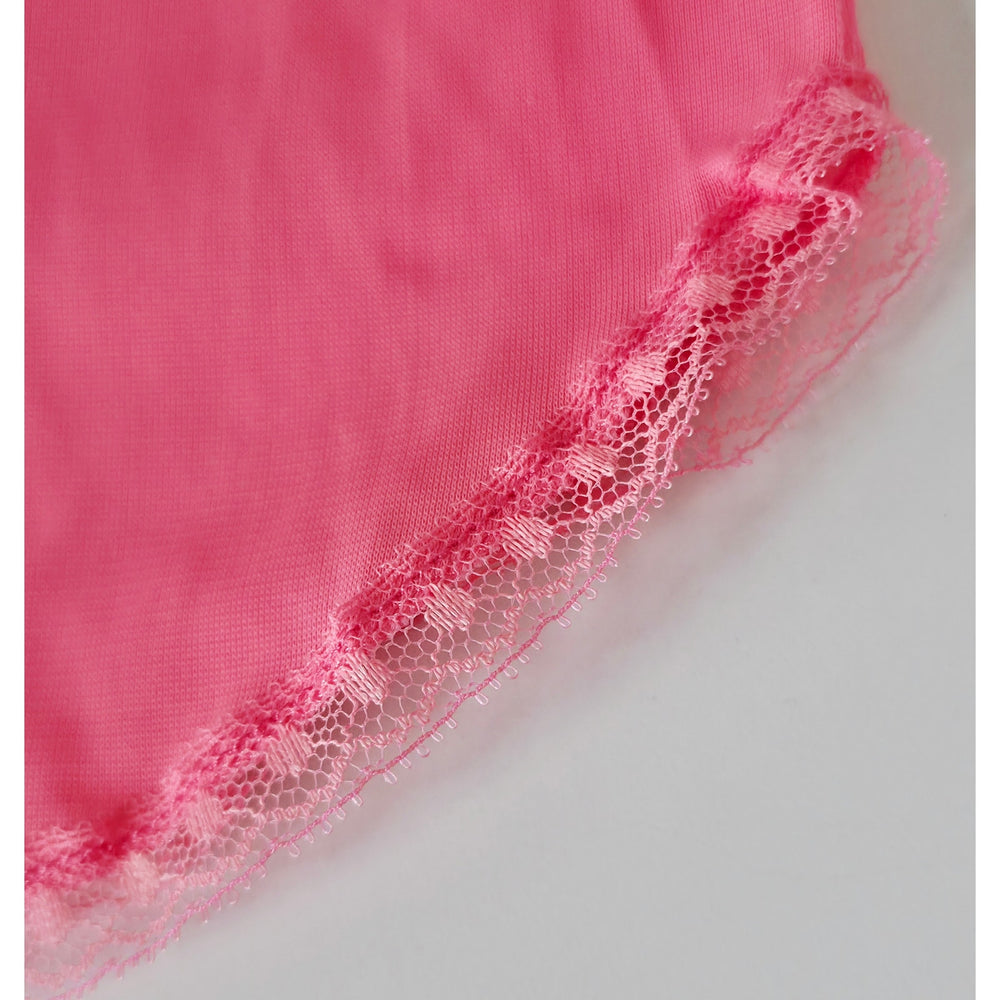 VINTAGE *NEW* 1960's Movie Star Pink with Lace Bloomers Leggings Panties Sz  XXL