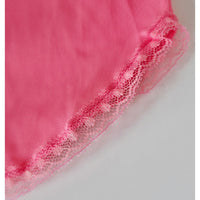 VINTAGE *NEW* 1960's Movie Star Pink with Lace Bloomers Leggings Panties Sz  XXL